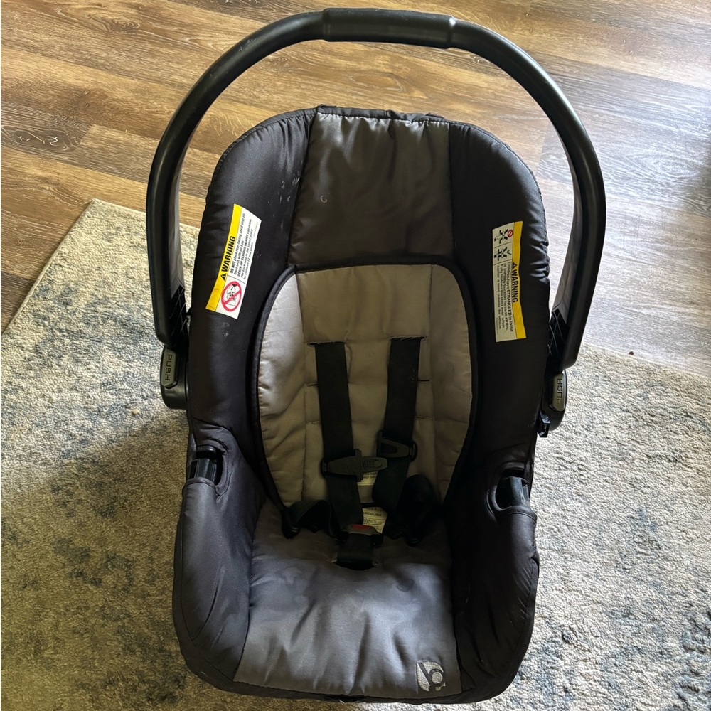 Black and Gray Infant Car Seat